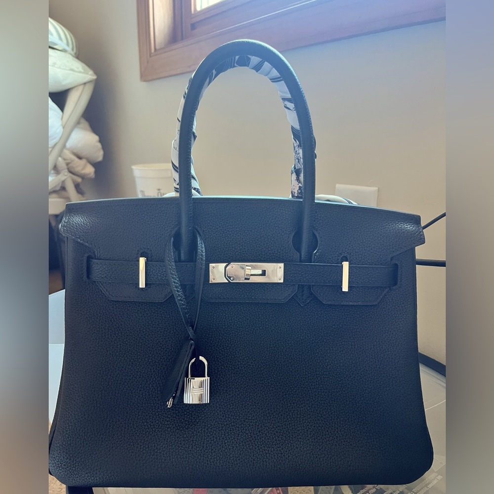 Noir birkin bag
